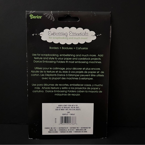 Darice 3-pk embossing borders - LACE - Picture 3 of 7